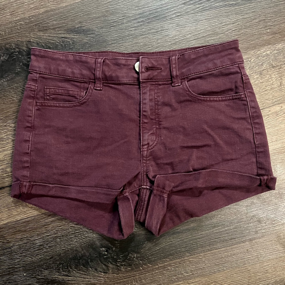 American Eagle Hi rise shortie shorts